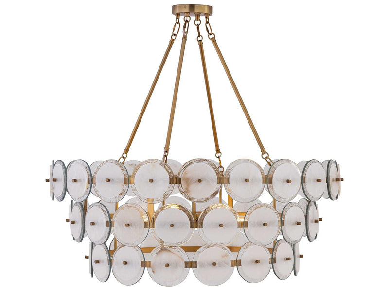 Minka Lavery Kintrel 6-Light Brass Tiered Chandelier