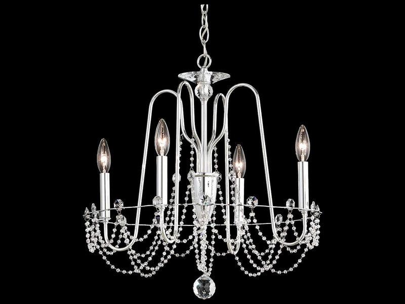 Schonbek Esmery 4-Light Crystal Candelabra Chandelier