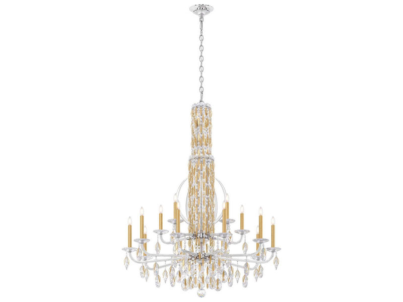 Schonbek Sarella 17-Light Candelabra Chandelier